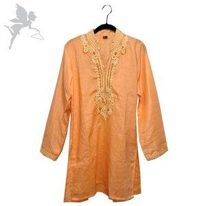 NWT DIA Embroidered linen tunic